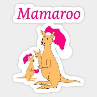 Kangaroo Mum Sticker